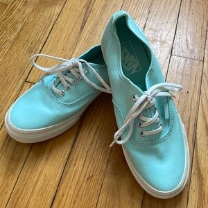 Vans Aqua Blue Unisex Shoe M: 5.5, W: 7